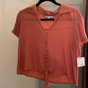 O’Neill front tie top size S